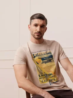 Bytom BEŻOWY T-SHIRT LAUTREC Discount