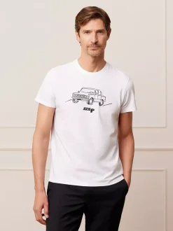 Bytom BIAŁY T-SHIRT DUŻY FIAT Discount