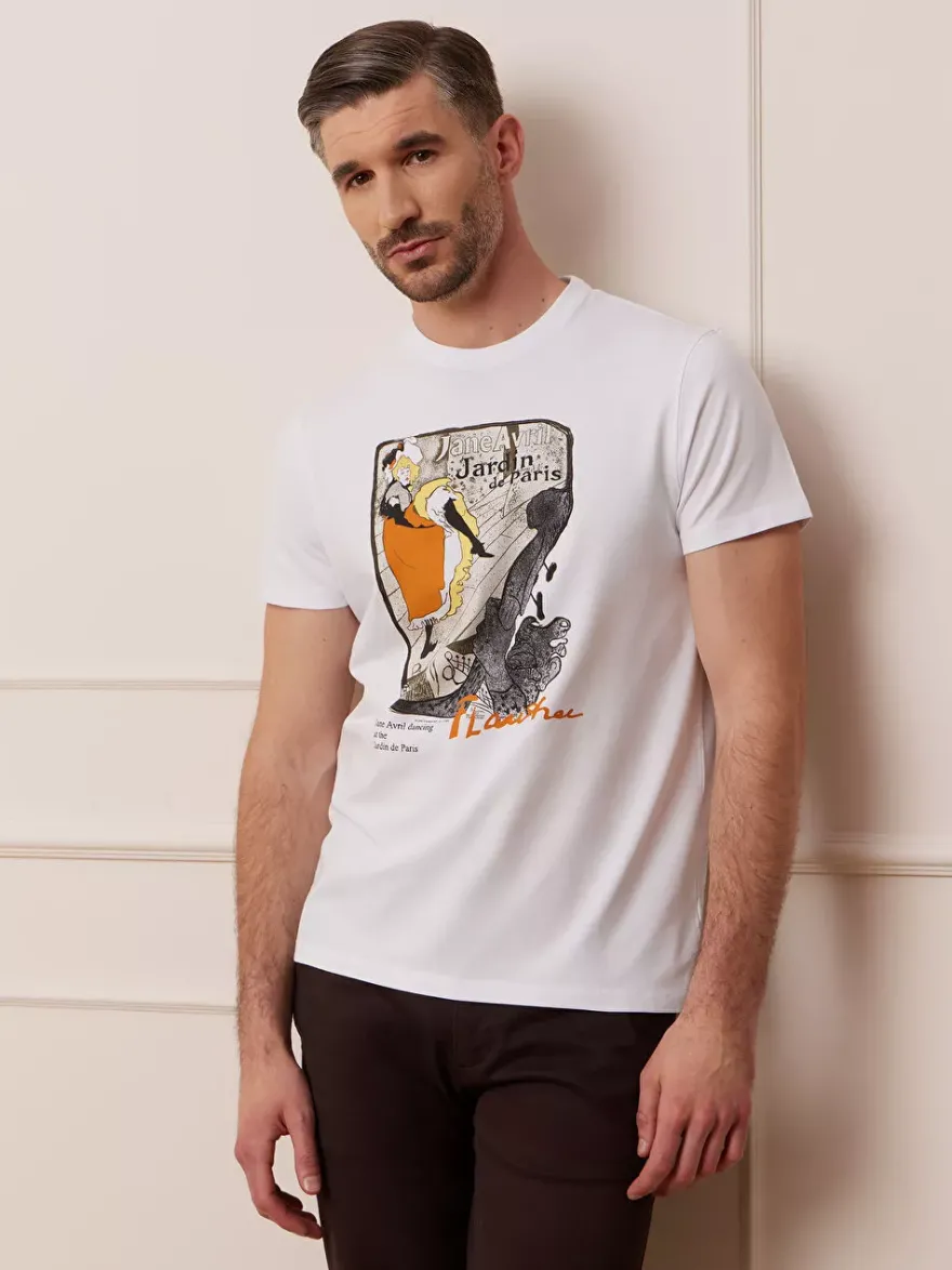 Bytom BIAŁY T-SHIRT LAUTREC