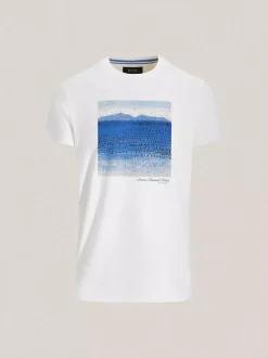 Bytom BIAŁY T-SHIRT POINTYLIZM2 Discount
