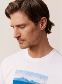 Bytom BIAŁY T-SHIRT POINTYLIZM2 Discount