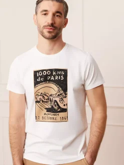 Bytom BIAŁY T-SHIRT RACE Discount