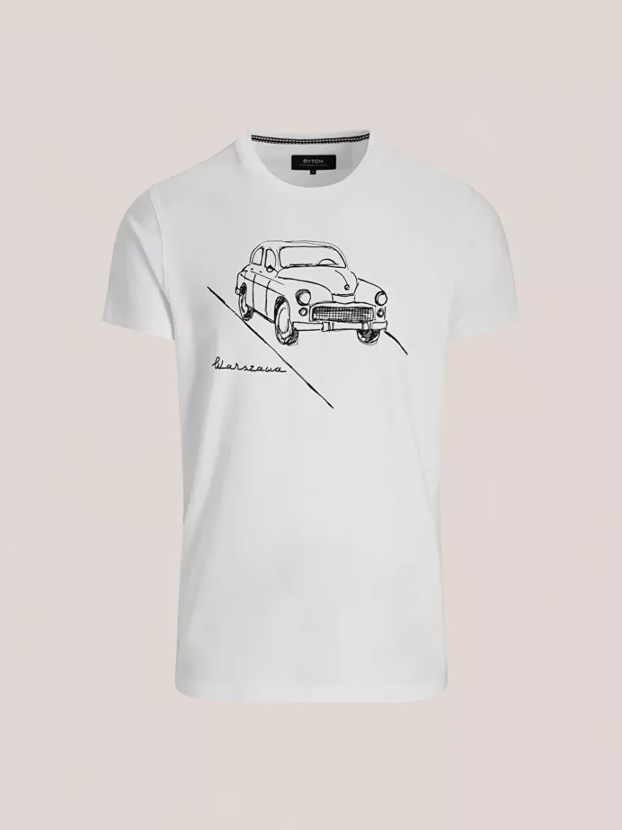 Bytom BIAŁY T-SHIRT WARSZAWA Online