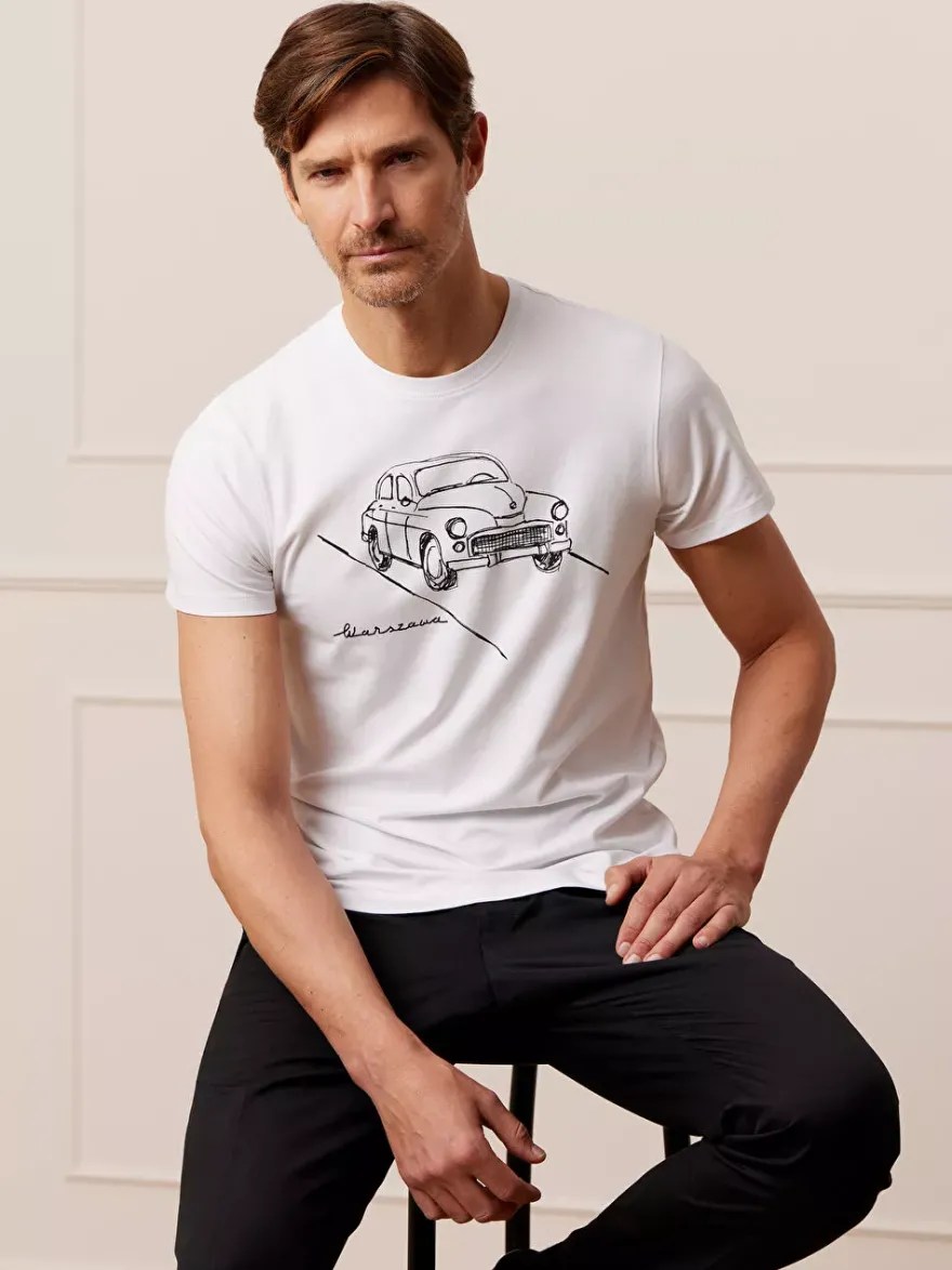 Bytom BIAŁY T-SHIRT WARSZAWA Online