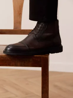 Bytom BRĄZOWE BUTY PEASMARSH Hot