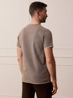 Bytom BRĄZOWY T-SHIRT MOCKTREE New
