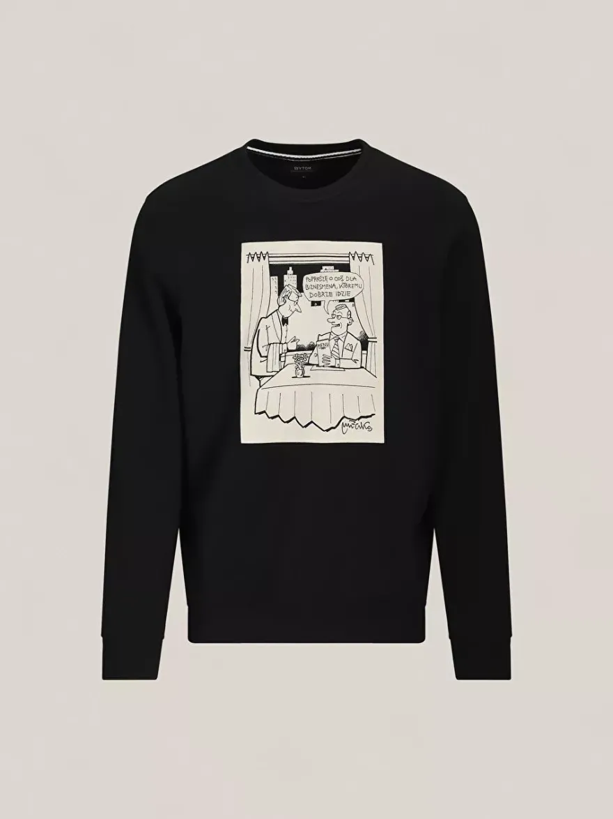 Bytom CZARNA BLUZA MLECZKO