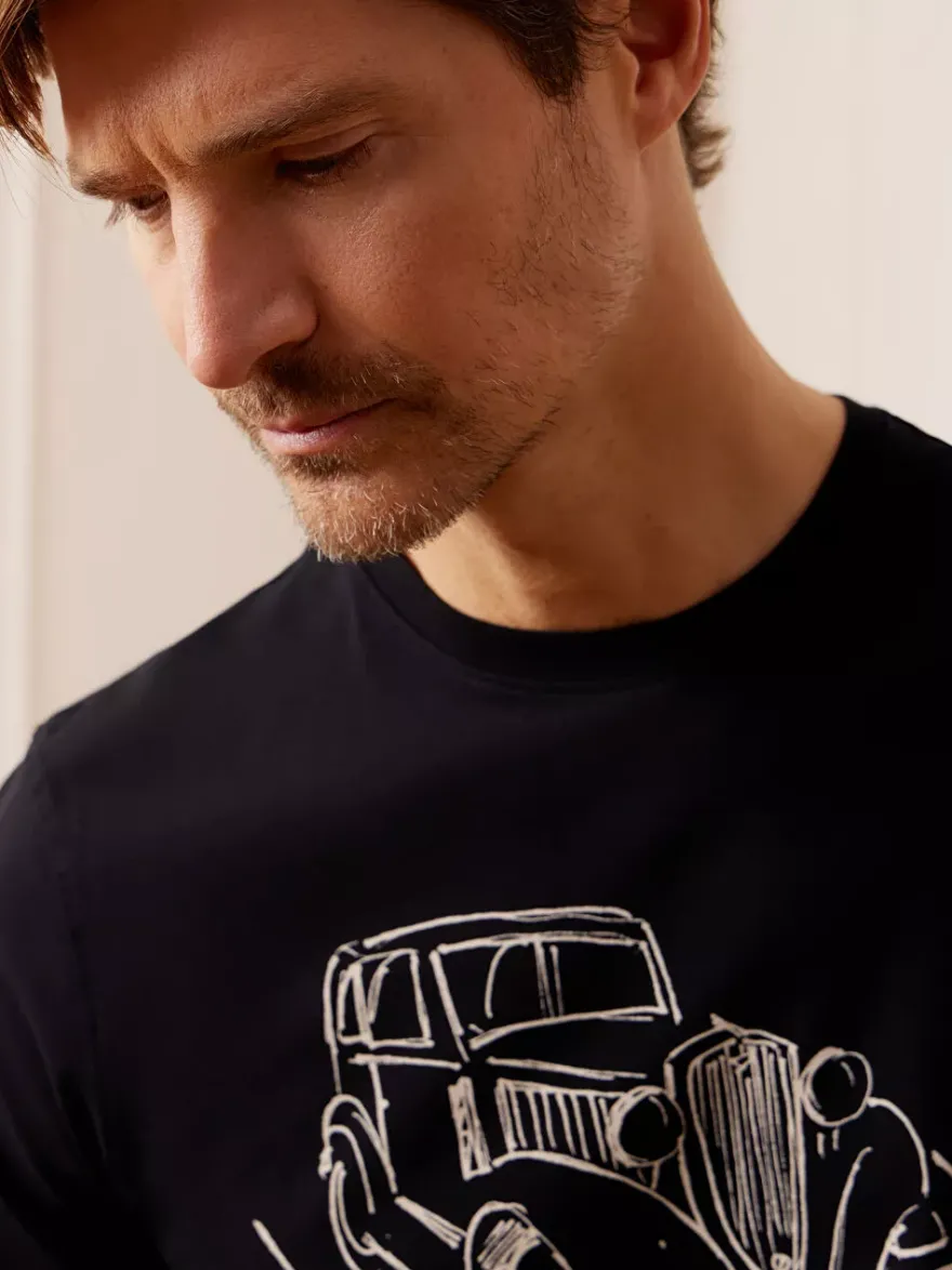 Bytom CZARNY T-SHIRT FIAT 508
