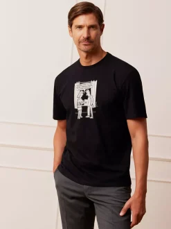Bytom CZARNY T-SHIRT MLECZKO