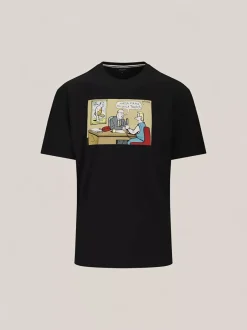 Bytom CZARNY T-SHIRT MLECZKO New
