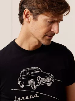 Bytom CZARNY T-SHIRT SYRENA New