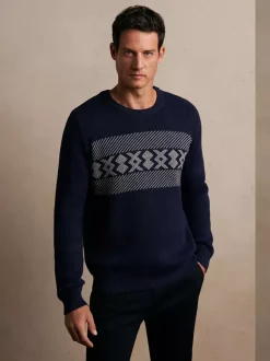 Bytom GRANATOWY SWETER REDIPUGLIA Online