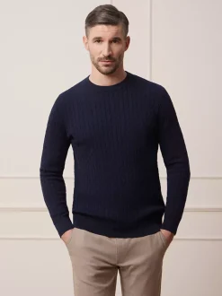 Bytom GRANATOWY SWETER SNEEM Sale
