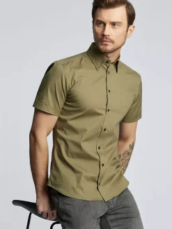 Bytom KOSZULA KHAKI KRÓTKI RĘKAW Outlet