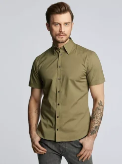 Bytom KOSZULA KHAKI KRÓTKI RĘKAW Outlet