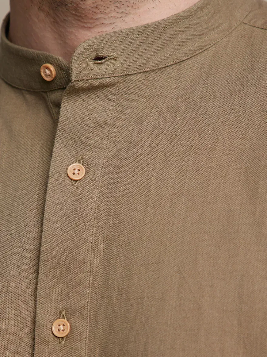Bytom KOSZULA W KOLORZE KHAKI DŁUGI RĘKAW New