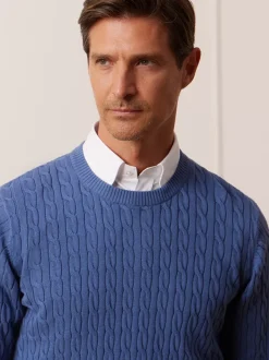 Bytom NIEBIESKI SWETER BRATOFT Clearance