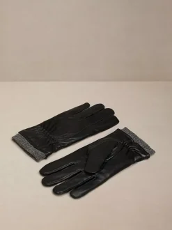 Bytom SKÓRZANE RĘKAWICZKI New